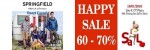 Thương hiệu thời trang quốc tế Springfield khuyến mãi Happy Sale 60-70%