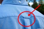 Mặc áo sơ mi, liệu bạn có biết công dụng của chiếc vòng nhỏ này?