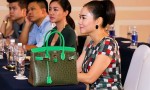 Chiếc túi Hermès Birkin da đà điểu của Thu Minh có giá bao nhiêu?