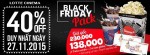 Lotte Cinema khuyến mãi giảm giá 40% Black Friday Pack