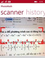 PhotoMath giải toán bằng camera điện thoại
