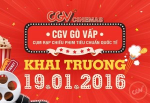 CGV Vincom Phan Văn Trị Gò Vấp khuyến mãi khai trương - xem phim miễn phí