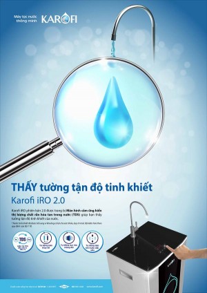 Máy lọc nước thông minh phiên bản mới 2.0 của Karofi Việt Nam