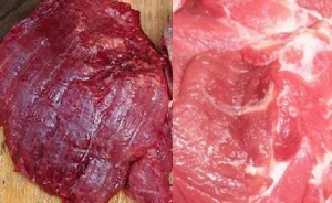 Cách phân biệt thịt bò thật và thịt bò giả từ thịt lợn