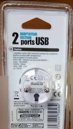 Ổ cắm điện USB của Trung Quốc cũng gây giật