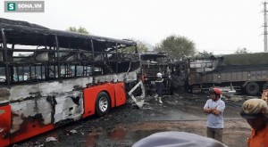 Hiện trường tai nạn thảm khốc 12 người tử vong tại chỗ, 45 người bị thương ở Bình Thuận