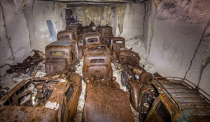 Phát hiện hầm mộ ôtô từ thời Đức quốc xã
