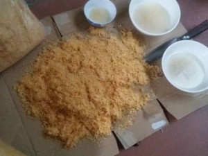 Hà Nội: Thu giữ 4 tạ ruốc siêu rẻ trộn bột mỳ