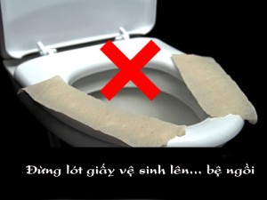 Nếu bạn hay lót giấy vệ sinh lên bệ ngồi cho sạch thì đây là sự thật sẽ khiến bạn giật mình
