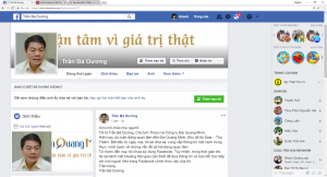 Facebook của ông Trần Bá Dương bị đánh sập sau khi lập 90 phút