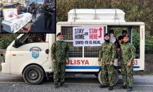 Cảnh sát Philippines đặt quan tài giữa phố, cảnh báo dân 'ở nhà hoặc trong quan tài'