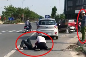 Giám đốc Công an Hà Nội nói gì về đại úy công an đứng bấm điện thoại khi tài xế taxi vật lộn với tên cướp?