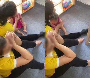 Hà Nội: Bé gái 15 tháng tuổi bị cô giáo bóp miệng gây phẫn nộ