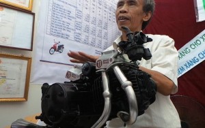 Kinh ngạc thiết bị giúp xe máy chạy 100km hết 1 lít xăng của người Việt