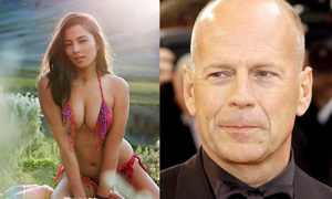 Bruce Willis 'cặp kè' với chân dài châu Á trẻ hơn đến 31 tuổi