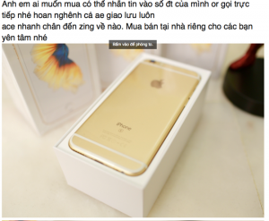 iPhone 6S khoá mạng ồ ạt về VN, giá từ 16,5 triệu đồng