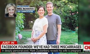 Người sáng lập Facebook xúc động nói về việc vợ sẩy thai