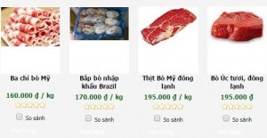 Người tiêu dùng có thể mua thịt bò Mỹ tại nhà