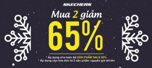 Skechers khuyến mãi Refresh Sale - giảm giá đến 65%