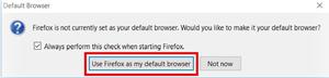 Windows 10 không có chỗ cho Mozilla Firefox ?