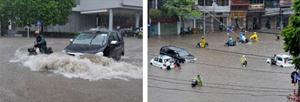 Xử lý tình huống an toàn khi lái xe gặp mưa lũ